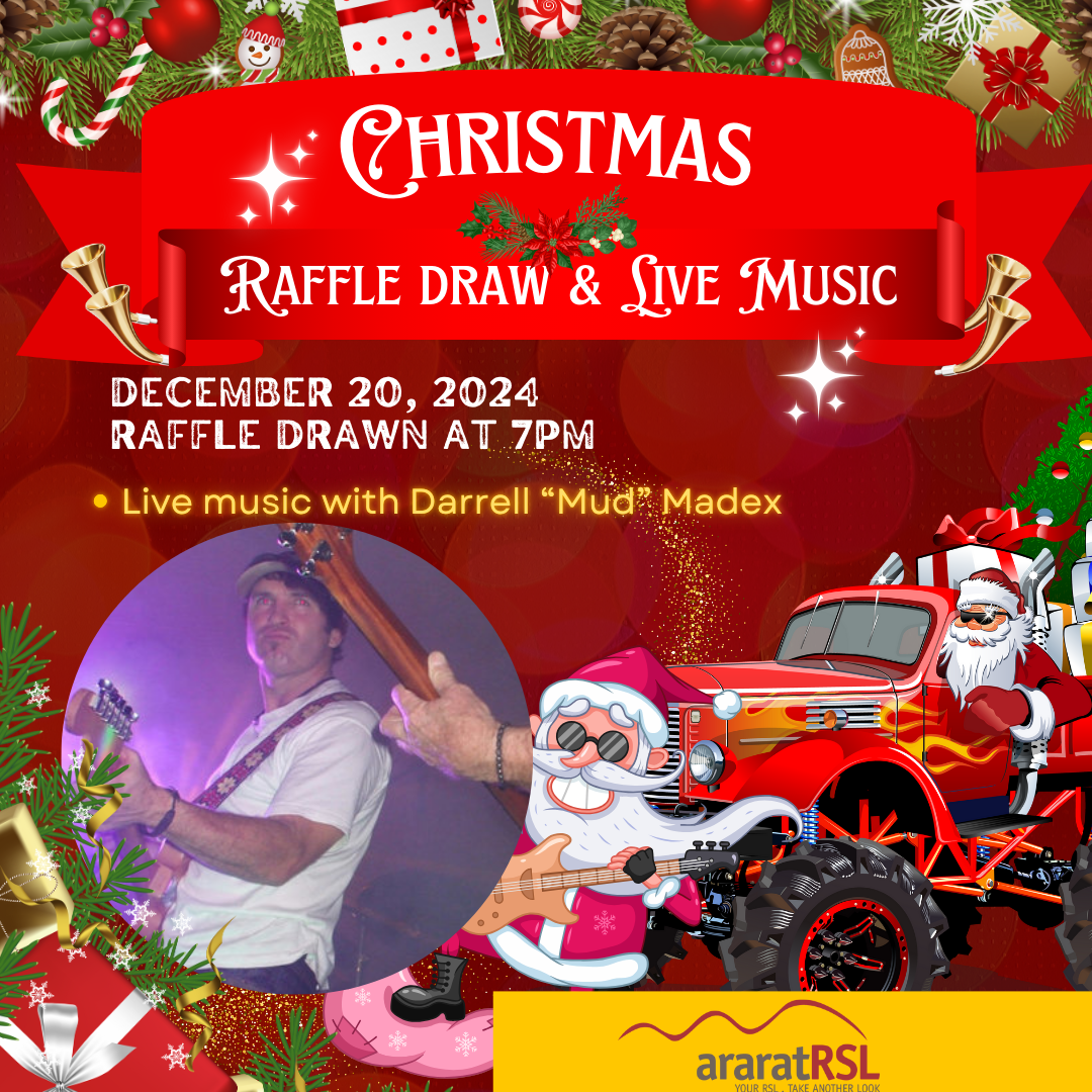 Christmas Raffle & Mud